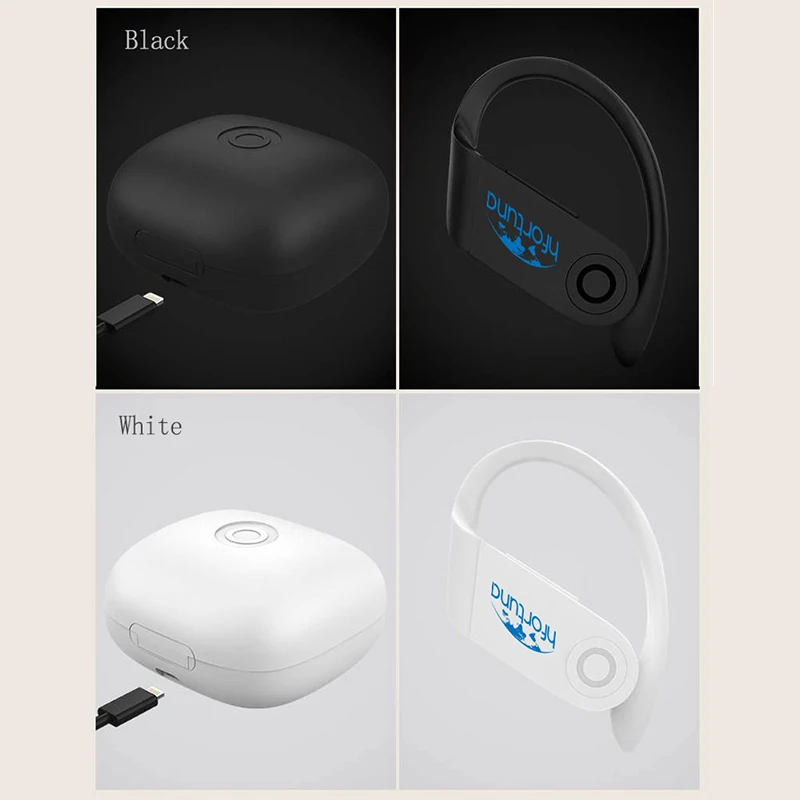 US Captain HF Power beats Pro- Wireless Earphones Wireless Earbuds Bluetooth 5.0 Distance 10m Hands free- Black White Headset