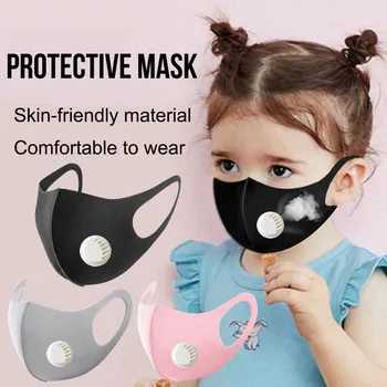 

Children's Baby Girls Boys Dustproof Air Purifying PM2.5 Face Mask Carbon Filter Multi Lay Breathable Mouth-muffle Mascarillas