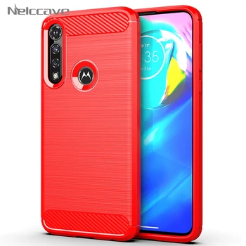 

100Pcs Carbon Fiber Silicone Case For Motorola Moto One Visior Zoom Actior Macro P50 P40 Note Power Play P30 Z4 E5 E3 E7 Cover