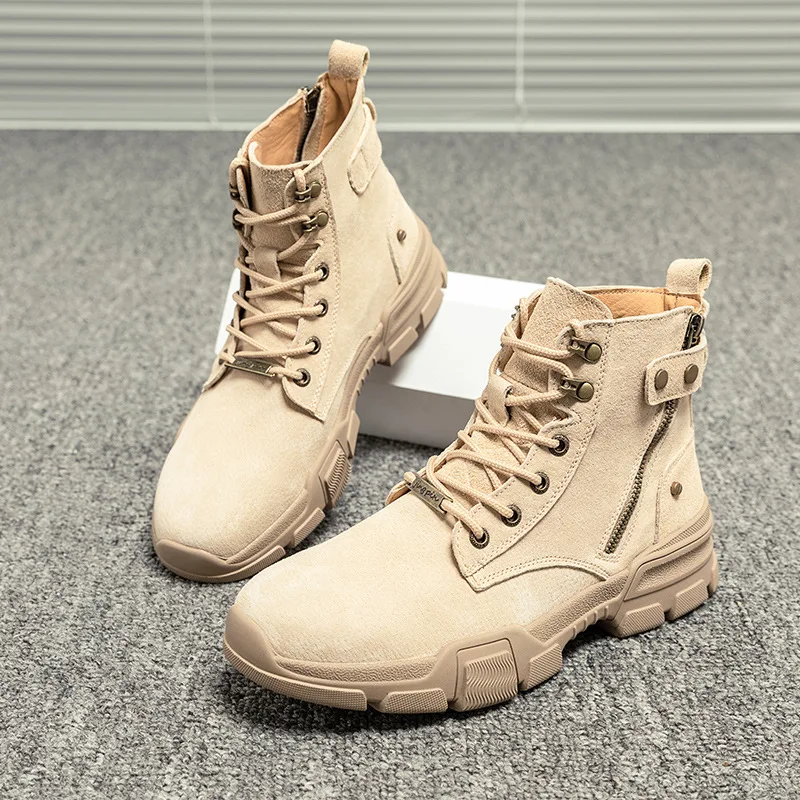 

2019 Autumn And Winter New Style British Style Work Boots Turned Mouth Retro Versatile Martin Boots Comfortable Breathable
