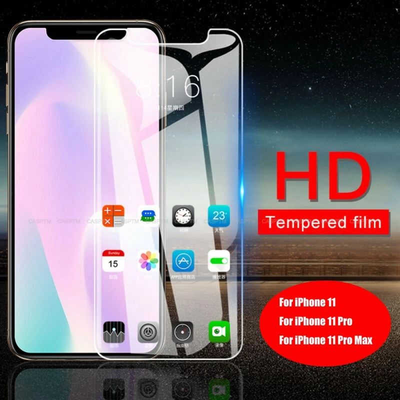 Противоударная Защитная пленка для экрана для iPhone11 Pro MAX XS Max X XR 6 6s 7 8 Plus для iPhone 6s Plus 4 4S 5 5S SE