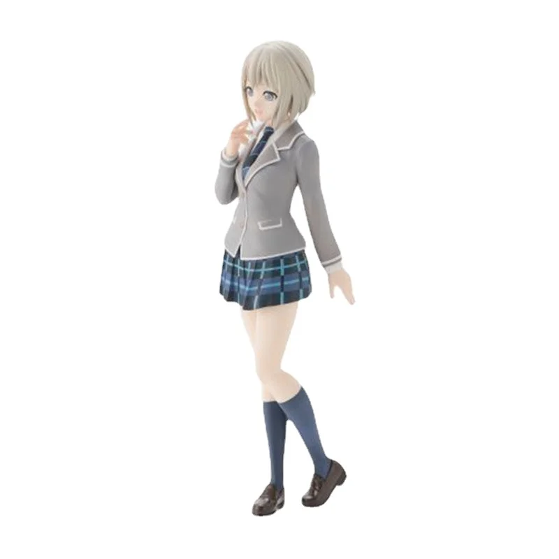 DMCMX Figure Bang Dream! Anime Game Character Model Hikawa Hina College  Uniform Static Character Desktop Decoration PVC Material 21cm Chassis  Decoration : : Toys & Games