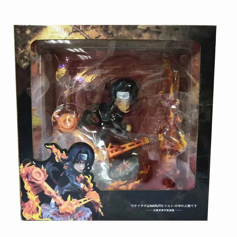 Аниме Наруто Shippuden Uchiha Itachi Susanoo соблазнительный Бог добра Шаринган GK ПВХ фигурка коллекция игрушек 28 см