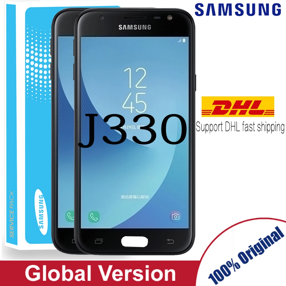 Оригинальный 5 0 &quotдля SAMSUNG Galaxy J3 2017 J330 J330F PRO ЖК-дисплей без битых пикселей