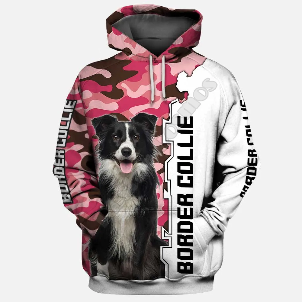 Border Collie 3D Printed Pullover Men For Women Funny Sweatshirts Animal Sweater Drop Shipping 02