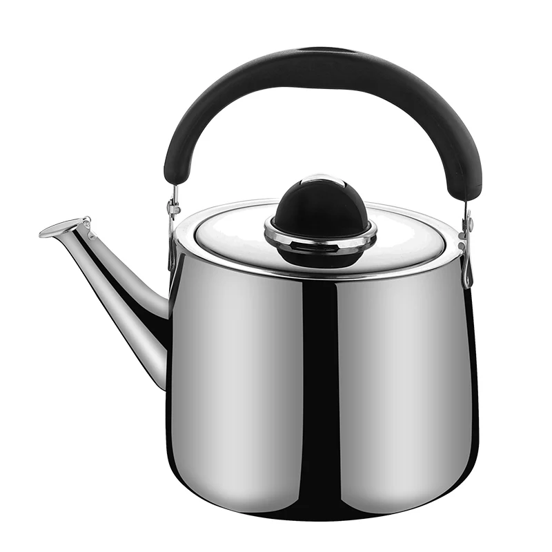 Нержавеющая сталь, утолщенный чайник со свистком, чайник большой емкости, газовая, индукционная плита, универсальный чайник со свистком