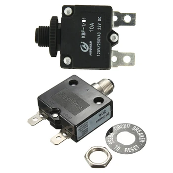 

HS-R01 125/250VAC 50VDC Momentary Press Button Switch with 30A 125/250VAC 50VDC Protector for Generator