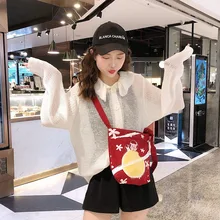 Raged Sheep Милая модная сумка для покупок через плечо сумки для переноски высокого качества эко многоразовая сумка-мессенджер для девочек тканевая сумка