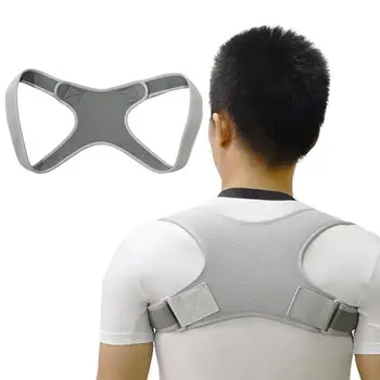 

Adjustable Back Posture Corrector Clavicle Spine Back Shoulder Lumbar Brace Support Belt Posture Correction Prevents Slouching