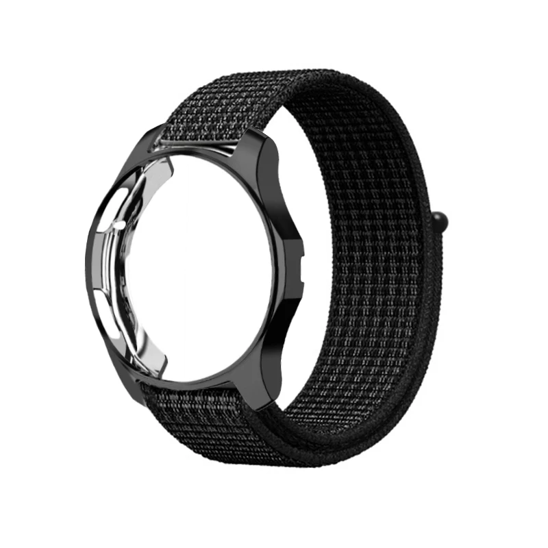 A7 Gear S3 frontier чехол+ ремешок для samsung Galaxy watch 46 мм 42 мм ремешок samsung gear S3 classic S 3 gear sport S2 нейлоновый браслет - Цвет ремешка: A7