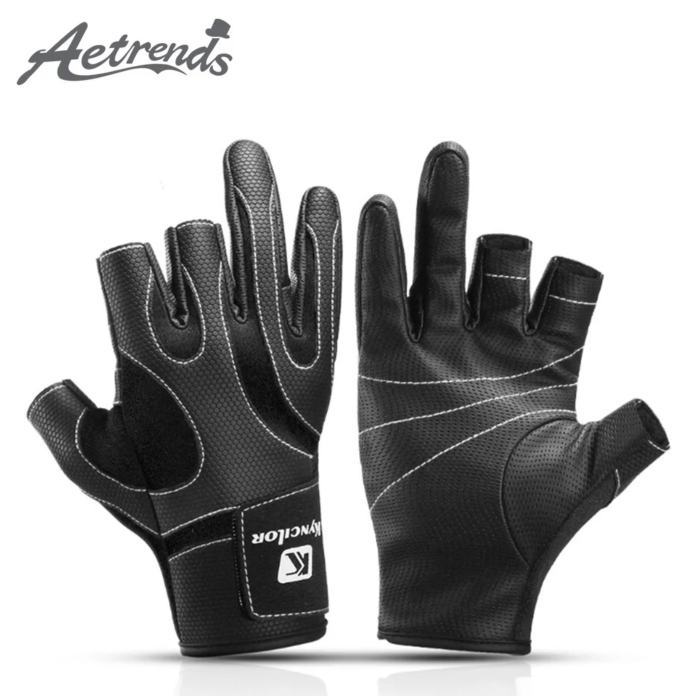 

[AETRENDS] Half Finger Workout Gloves for Crossfit Training Exercise Gloves with Wrist Wrap Support Weight Lifting Gloves O-0041