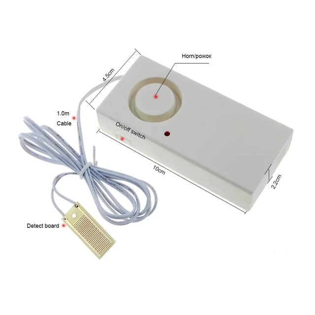 Home Alarm Water Leakage Alarm Detector 110dB Independent Water Leak Sensor Detection Flood Alert Overflow Security Alarm System 3