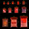 100Pcs Transparent Color Zip Lock Plastic Packaging Gift Storage Bag Food Powder Herb Small Flat Pouches PE Mini Sachets 3