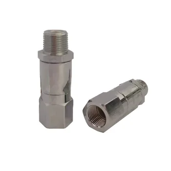 

High Pressure Washer Cleaner 3/8NPT Anti-wrap Joint Connector Chromium Plating