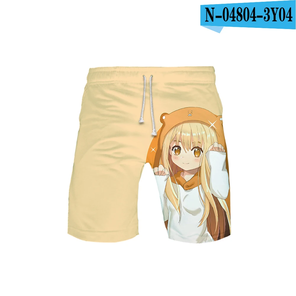 Himouto! Umaru-chan 3D хип-хоп шорты летние новые быстросохнущие пляжные шорты мужские хип-хоп шорты пляжная одежда - Цвет: N04804