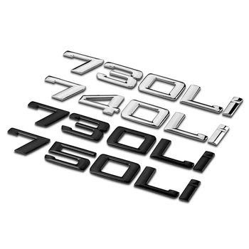 

ABS Displacement Number Stickers Emblem Badge Rear Trunk For BMW E70 E90 E53 E60 E46 E39 E36 E92 E34 E53 F30 F10 F20 Accessories