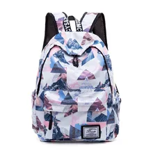 Стильный женский рюкзак в Корейском стиле, повседневный рюкзак, Студенческая дышащая школьная сумка с принтом, водонепроницаемая переносная дорожная сумка