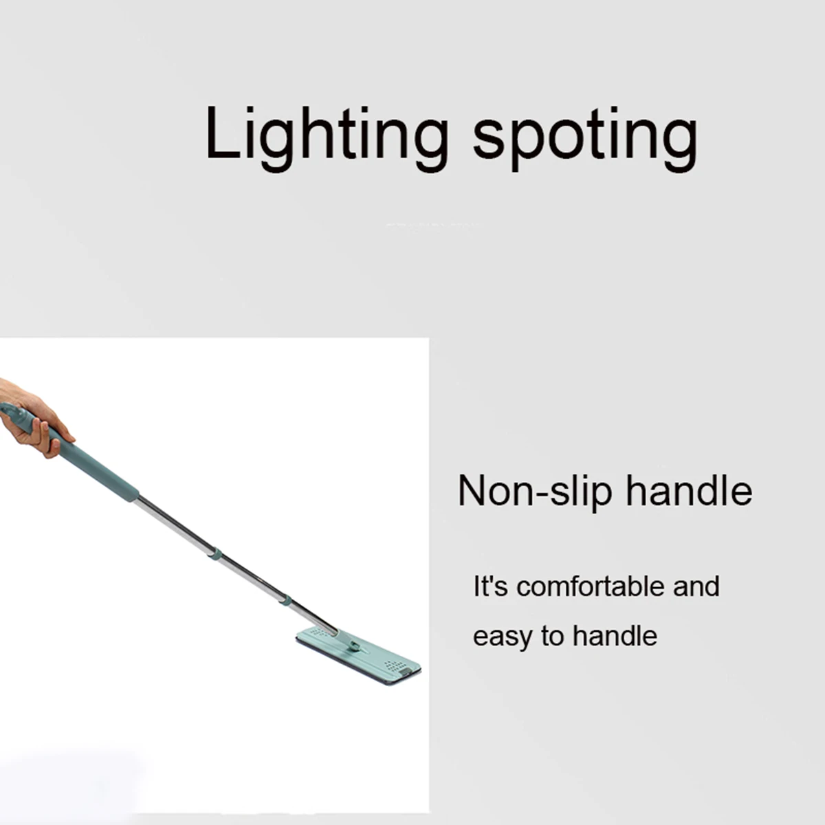 Tanie Spray Flat Squeeze Mop Hand Free Wringing Wet Dry House drewniane mopy do czyszczenia podłóg leniwe mopy z wymiennymi wkładkami z mikrofibry