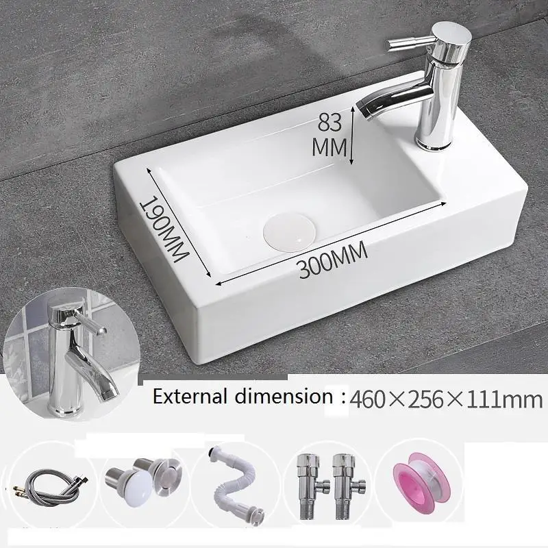 Version G Salle Bain Fregadero Black De Waschbecken сосуд wastatel Туалет Umywalka ванная комната бассейна Lavabo Pia Banheiro раковина умывальник - Цвет: Version G