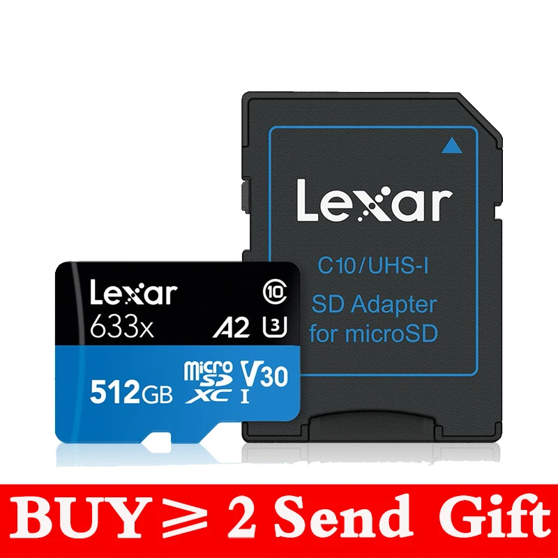 Decoratief hoek Uitdaging Lexar 128gb Micro Sd 16gb 32gb Memory Card 64gb Class 10 U1 U3 A2 Cartao De  Memoria Tf Flash Micro Sd Mini Card - Memory Cards - AliExpress