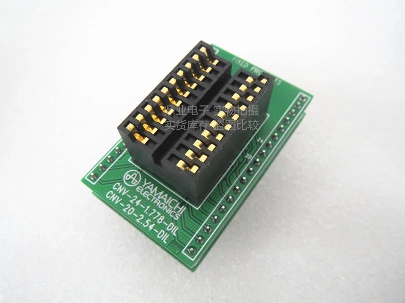 

Программатор YAMAICHI, 2,54 мм 20 контактов, двухрядный IC тестовый адаптер