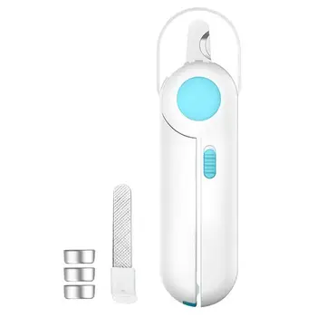 

Battery: LR44*3 Adjustable Speed Stainless Steel Nail Scissors Cut Nails Prune Be Quiet Coupe Ongle Chat Convenient 150*43*20mm