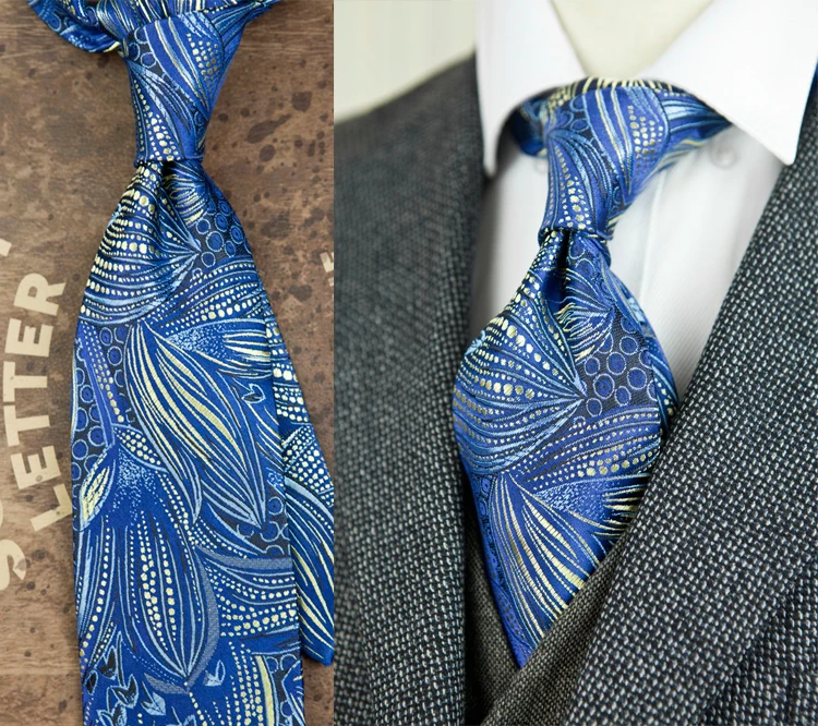 Цветочный узор Королевский синий лазурный бирюзовый Красный Фуксия мужские галстуки Карманный квадратный галстук набор шелк жаккард Тканые