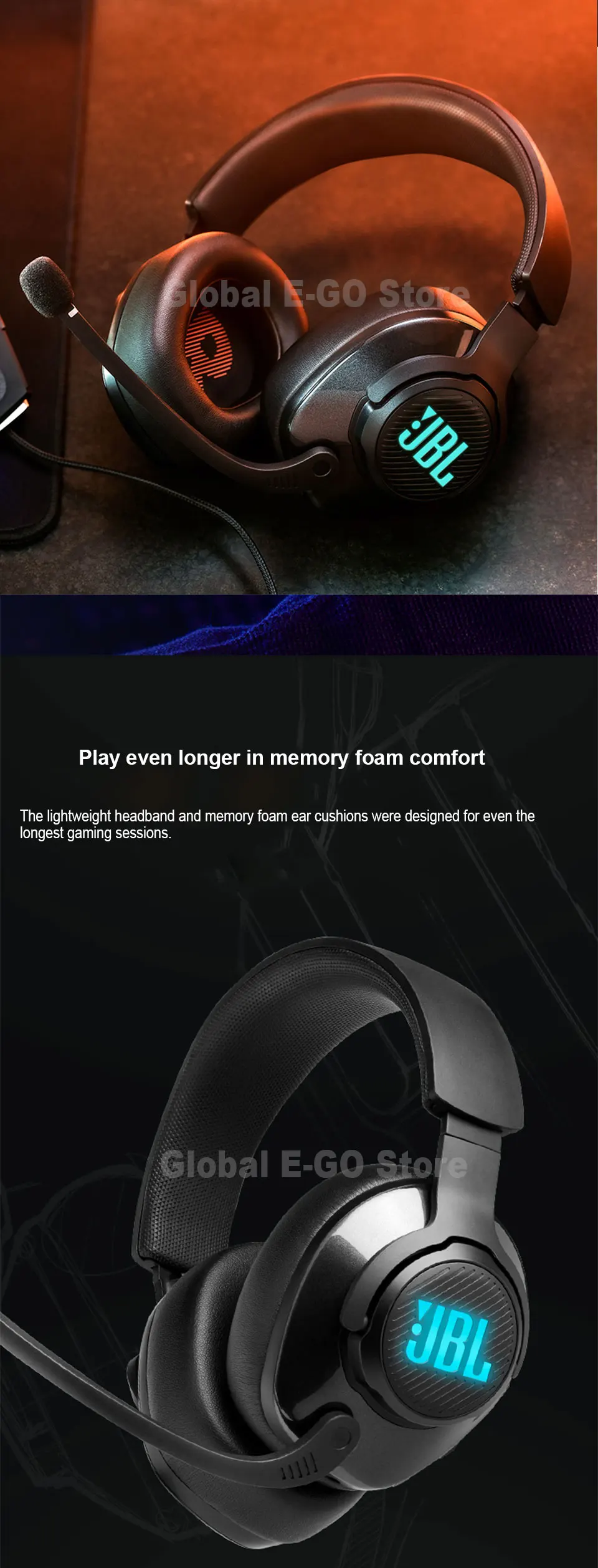 Jbl quantum 400 over-ear gaming headset com