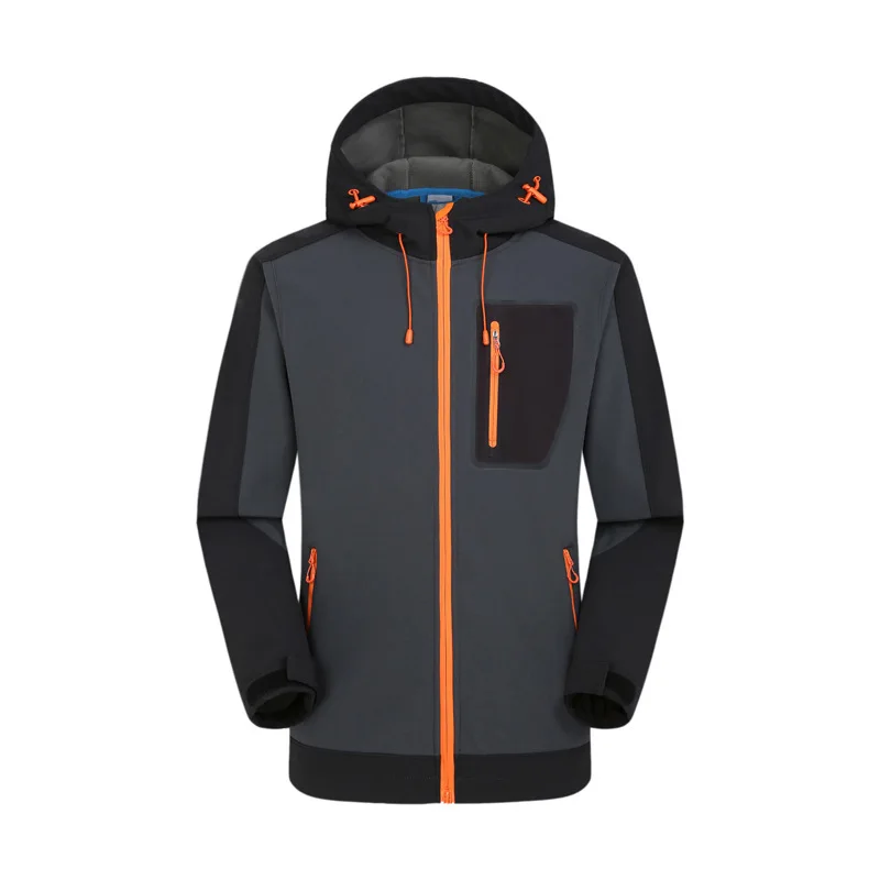 

Softshell Jacket Men Windproof Waterproof Jacket Men's Soft Shell Windbreaker Rain Coat Trekking Hiking Jackets SA-8