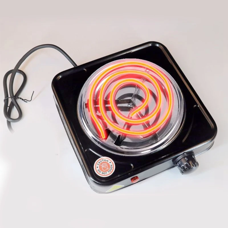 Portable Heat Preservation Electric Burner Single Stove Mini Hotplate Adjustable Temperature Furnace Home Cooking Appliances