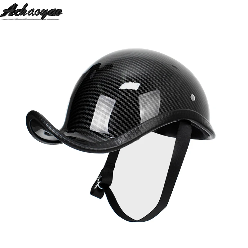 Мото rcycle шлем, закрывающий половину лица шлем Винтаж Ретро kask cascos para moto скутер, крейсер, чоппер capacete moto cross casco