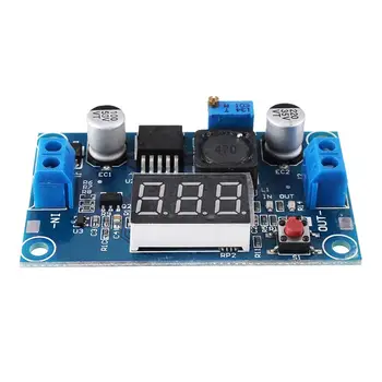 

LM2596 DC-DC Voltage Regulator Adjustable Step Down Powered Supply Module With Display Accessory