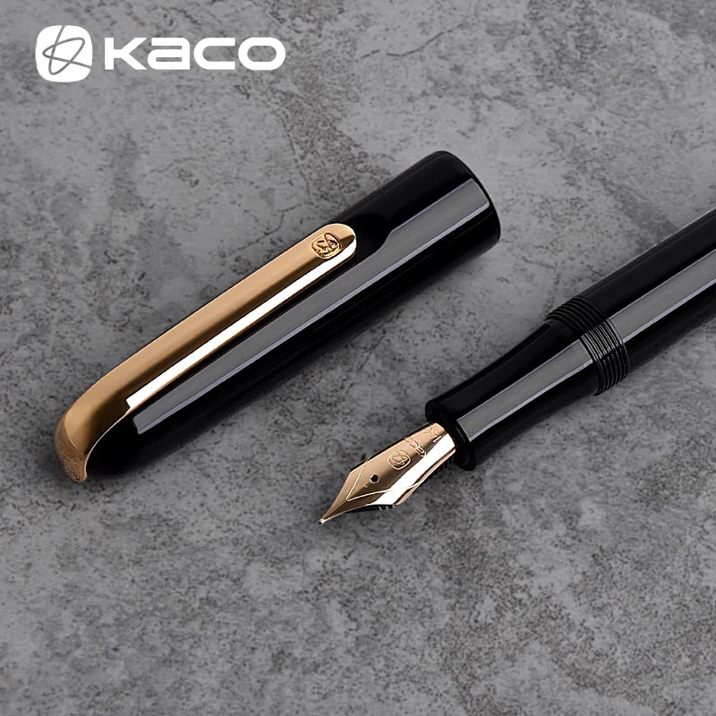 KACO MASTER 14K Gold Tip Fountain Pen Christmas GIFT Luxury Ink Pen For