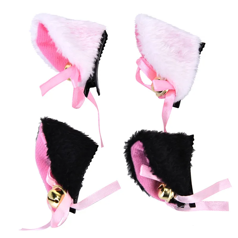 Cosplay&ware 1 Pair Cat Ears With Bell Hair Clip Fox Long Fur Hairpins Headwear Cosplay Anime Costume Halloween Party Gifts Accessories -Zentai shop online H349712b24c124d568bea710c0996e3cdn.jpg