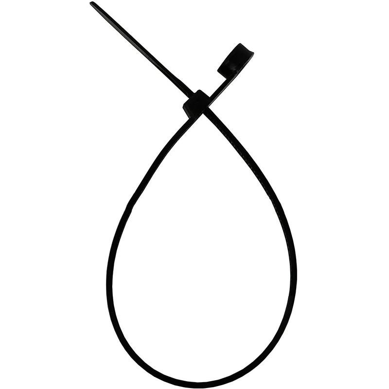 

100pcs Nylon Plastic Releasable Reusable Cable Tie Zip Wraps Ratchet Ties Wire 8" inch Wraps 50lb Black 6/6 nylon ferramenta