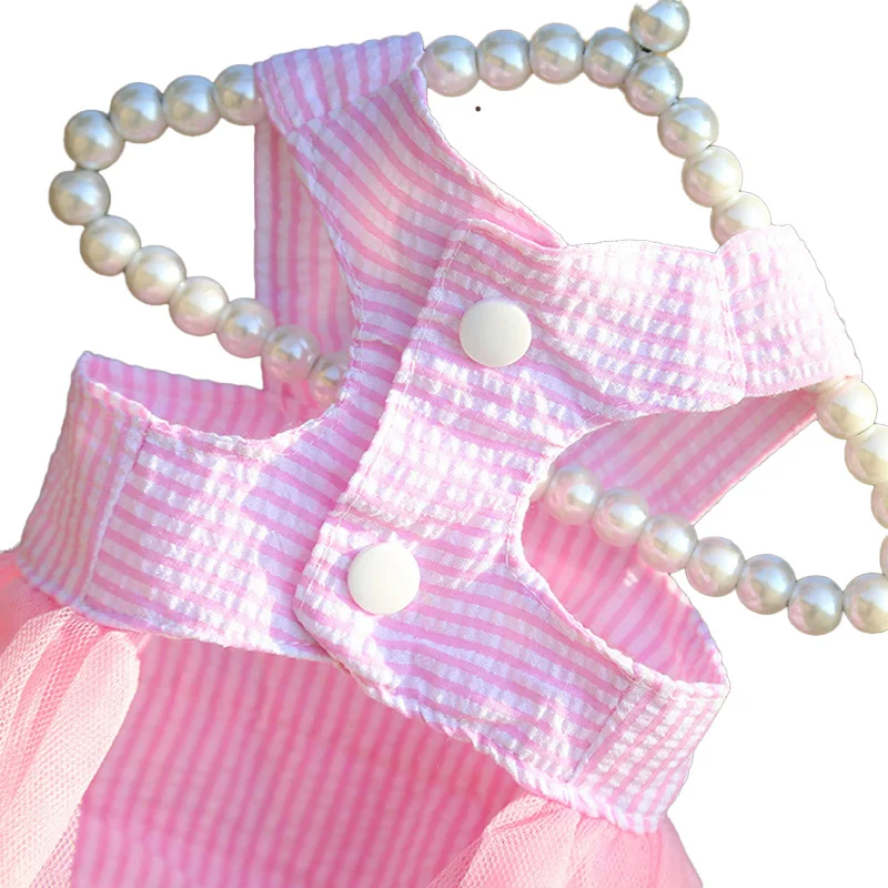 Bunny Out Clothes Lop-eared Dwarf Rabbit Pleated Skirt Rabbit Dress Up Accessories Small Dog Supplies Mesh Sling Dress For Pets