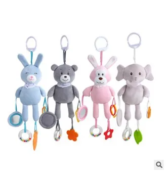 

Cartoon Rabbit Elephant EVA Teether Pendant Baby Pacify Doll Manufacturers Currently Available