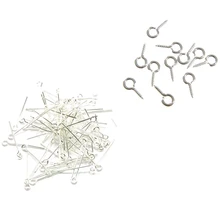 Набор 250 в 1 гвозди с круглой головкой 25 мм Серебряный и 100 винтовой стержень 10 мм(всего 2 комплекта