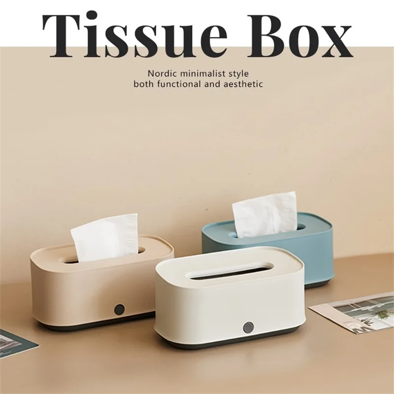 

Tissue box Nordic ins popular living room coffee table plastic tray simple home restaurant creative cute hotel napkin tray