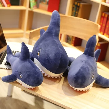

New Arrival MegalodonShark Pillow Plush Toy Full Filling Stuffed Animal Shark Plush Toy Stuffed Cushion for Kids Birthday Gifts