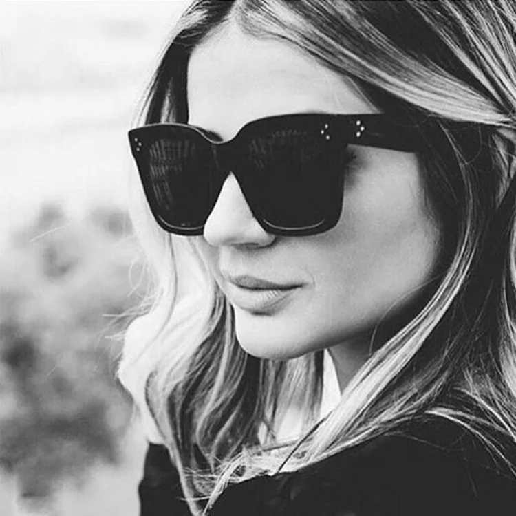 Новые квадратные солнцезащитные очки для женщин брендовая дизайнерская большая рамка градиентные Винтажные Солнцезащитные очки для женщин Oculos De Sol Feminino UV400