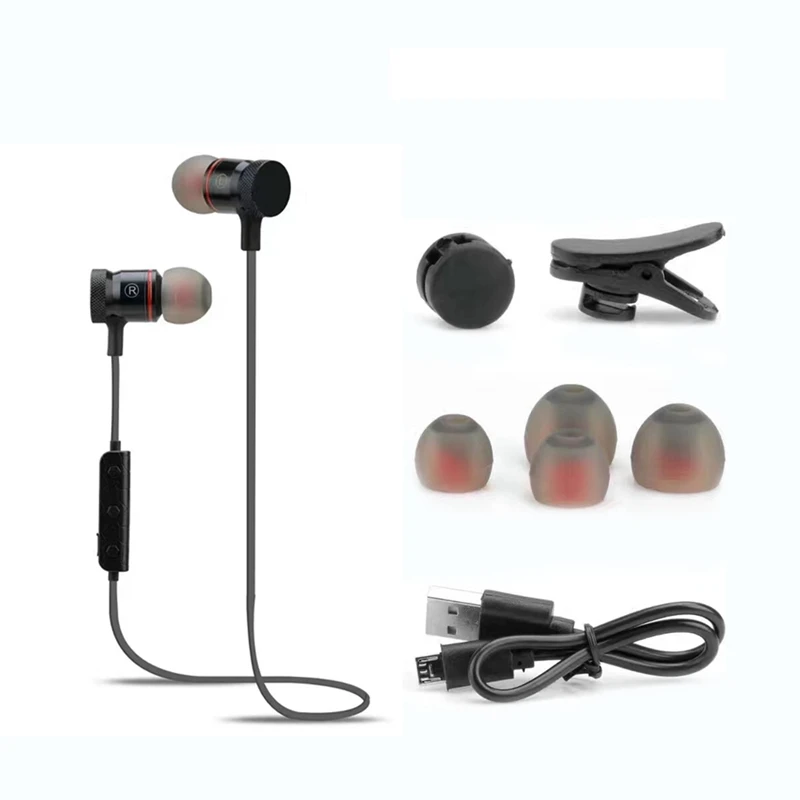 AAAE Top-M90, беспроводная bluetooth-гарнитура, музыка, аудио, S порт, наушники-вкладыши с шумоподавлением, микро-usb порт для телефона, фитнеса, бега