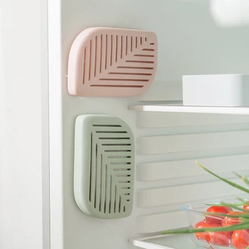 

Green Leaf Home Shape Fridge Refrigerator Air Fresh Box Purifier Charcoal Deodorizer Absorber Freshener Eliminate Odors Smell