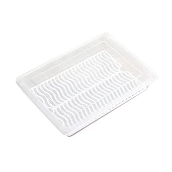 

1 Pc Storage Box Rectangular Meat Crisper Preservation Box Fruit Crisper for Kitchen Home Refrigerator