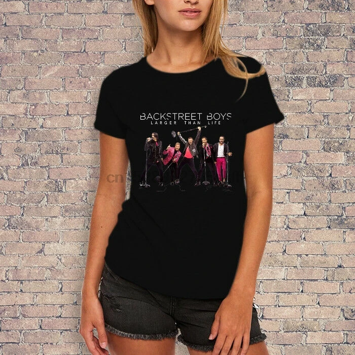 

Backstreet Boys Larger Than Life Womens T-shirt S - 2XL