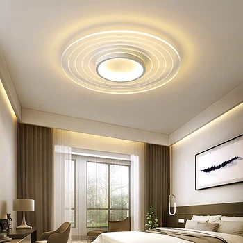 

Modern LED Ceiling Light Lamp Lighting Fixture Surface Mount Flush Remote Control Dimmable Living Room Bedroom