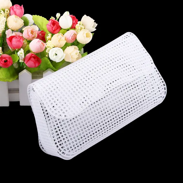 Műanyag Hálószövet Barkács Táska Szövésű Anyag Reteszes Horgos Táskák Rácshorog Kézműves Tartozékok - Image 4