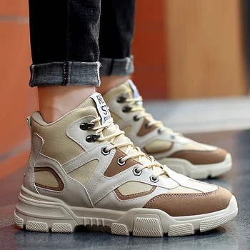 

Men Hiking Shoes Comfortable Loafers Shoes Outdoor Athletic Sneakers Man Breathable Sports Boots Jogging Trekking Sneakers