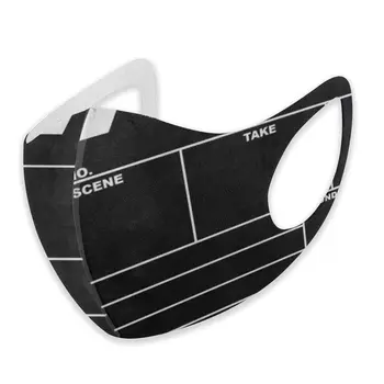 

Classic Movie Clapboard Black print The stylish windproof and dustproof mask can clean the dustproof external shielding cloth.