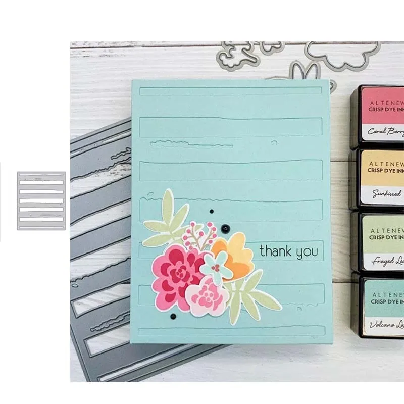 

JC Text Box Strip Background Metal Cutting Dies Scrapbooking Diy Craft Mold Cut Die Stencil Handmade Card Make Template Decor